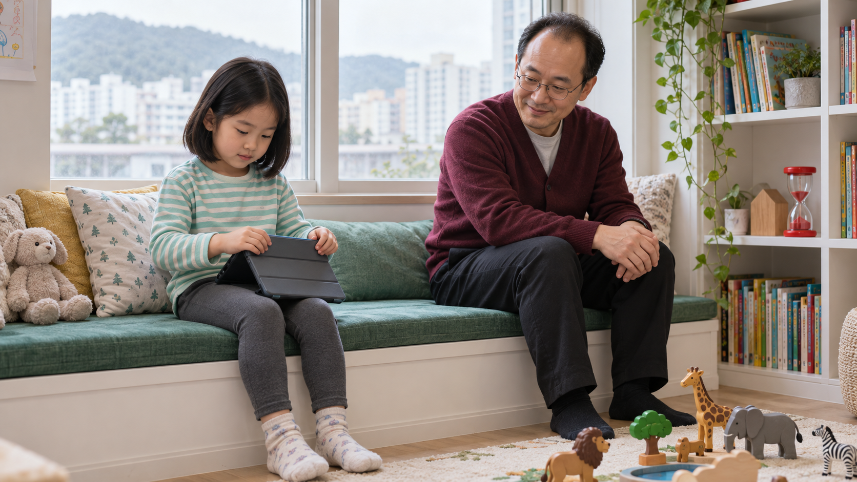아이가 영상을 끄기 어려워할 때, 화면 시간을 마무리하는 약속 대표 이미지